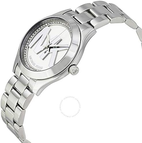 Michael Kors Ladies Mini Slim Runway Silver Watch - MK3548 - Image 2